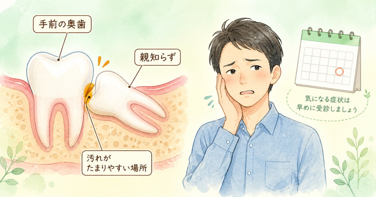 痛みが引いても油断できない!親知らずの抜歯を先延ばしにするリスク